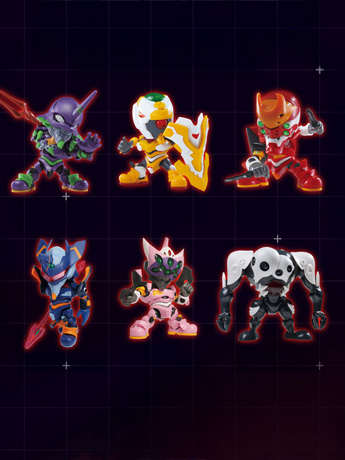 Rebuild of Evangelion Super Movable Assembly Box of 6 Random Figures Gallery Image 2