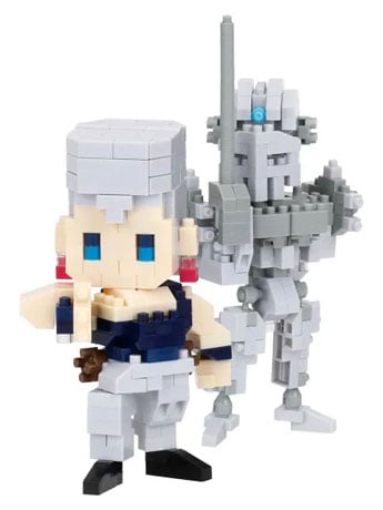 JoJo's Bizarre Adventure Nanoblock Character Collection Series Jean Pierre Polnareff & Silver Chariot Gallery Image 2