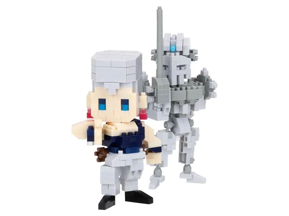 JoJo's Bizarre Adventure Nanoblock Character Collection Series Jean Pierre Polnareff & Silver Chariot Gallery Image 1