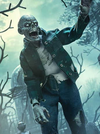 Graveyard Zombies Worker (Male) Zombie Action Figure Gallery Image 2