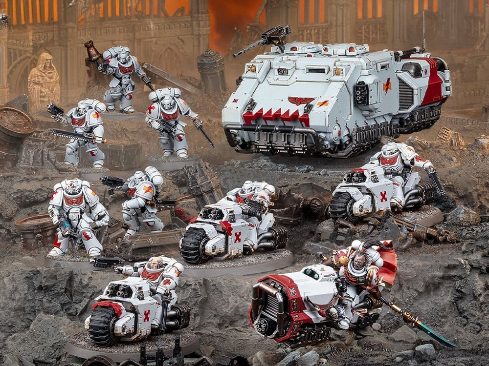 Warhammer 40,000 White Scars: Combat Patrol Citadel Miniatures Set Gallery Image 1