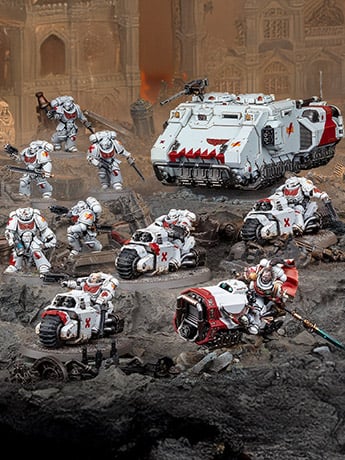 Warhammer 40,000 White Scars: Combat Patrol Citadel Miniatures Set Gallery Image 2