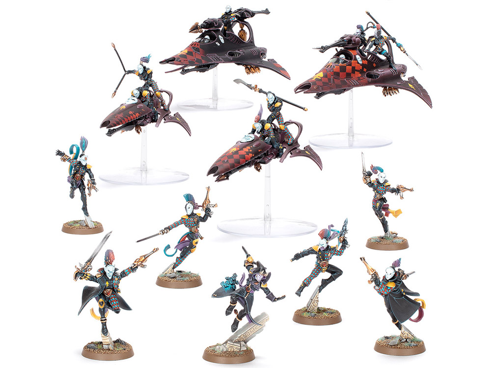 Warhammer 40,000 Harlequins Combat Patrol Citadel Miniatures Set Gallery Image 1