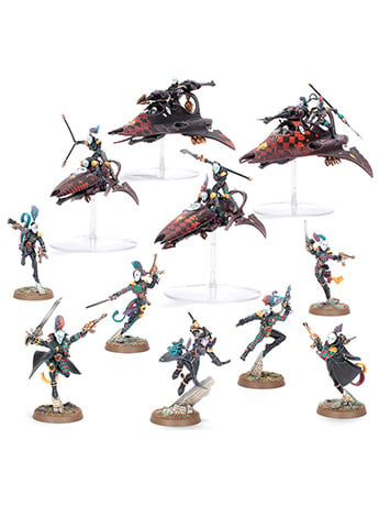 Warhammer 40,000 Harlequins Combat Patrol Citadel Miniatures Set Gallery Image 2