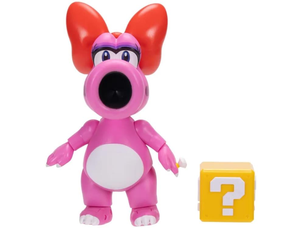 World of Nintendo Birdo with Question Block 4-Inch Scale Figure Gallery Image 3