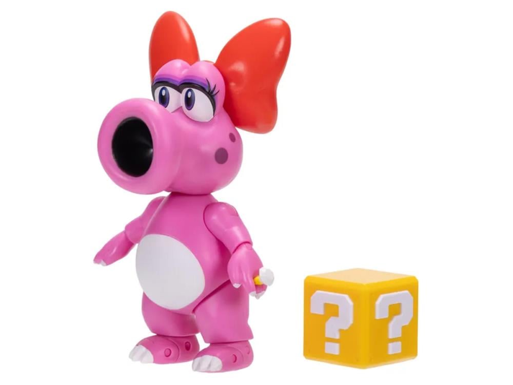 World of Nintendo Birdo with Question Block 4-Inch Scale Figure Gallery Image 6