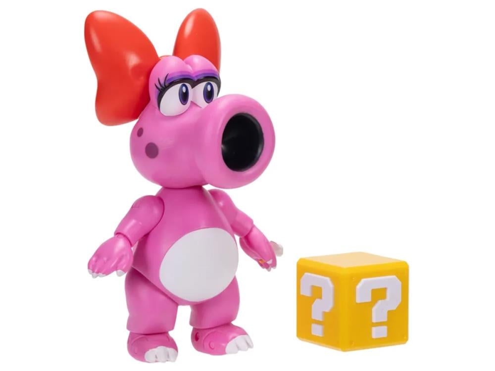 World of Nintendo Birdo with Question Block 4-Inch Scale Figure Gallery Image 4