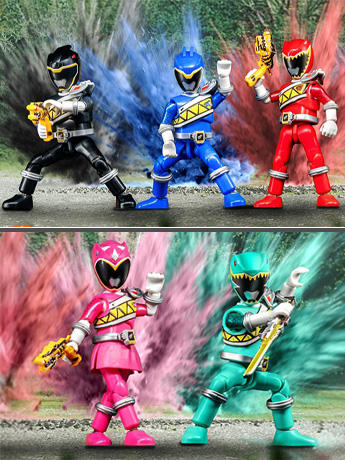 Zyuden Sentai Kyoryuger Vol.2 Super Sentai Courage Burst Stars Edition Box of 9 Random Model Kits Gallery Image 2