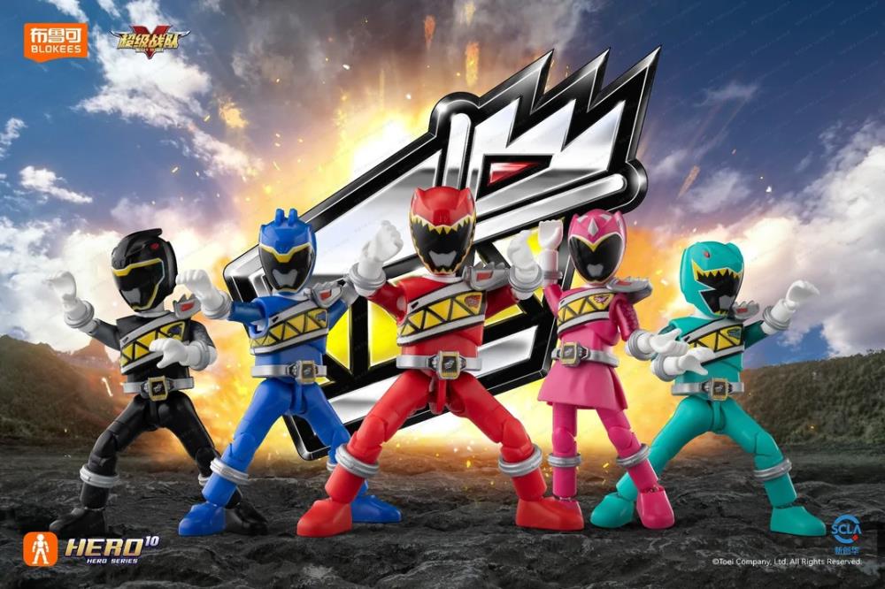 Zyuden Sentai Kyoryuger Vol.2 Super Sentai Courage Burst Stars Edition Box of 9 Random Model Kits Gallery Image 3