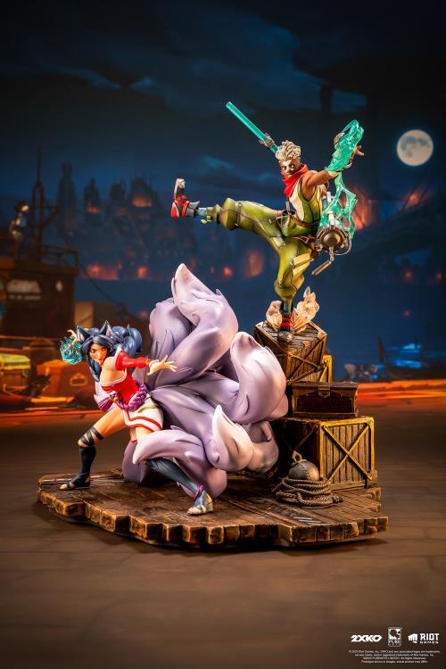 2XKO Ekko & Ahri 1/10 Scale Statue