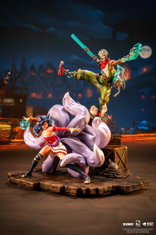 2XKO Ekko & Ahri 1/10 Scale Statue