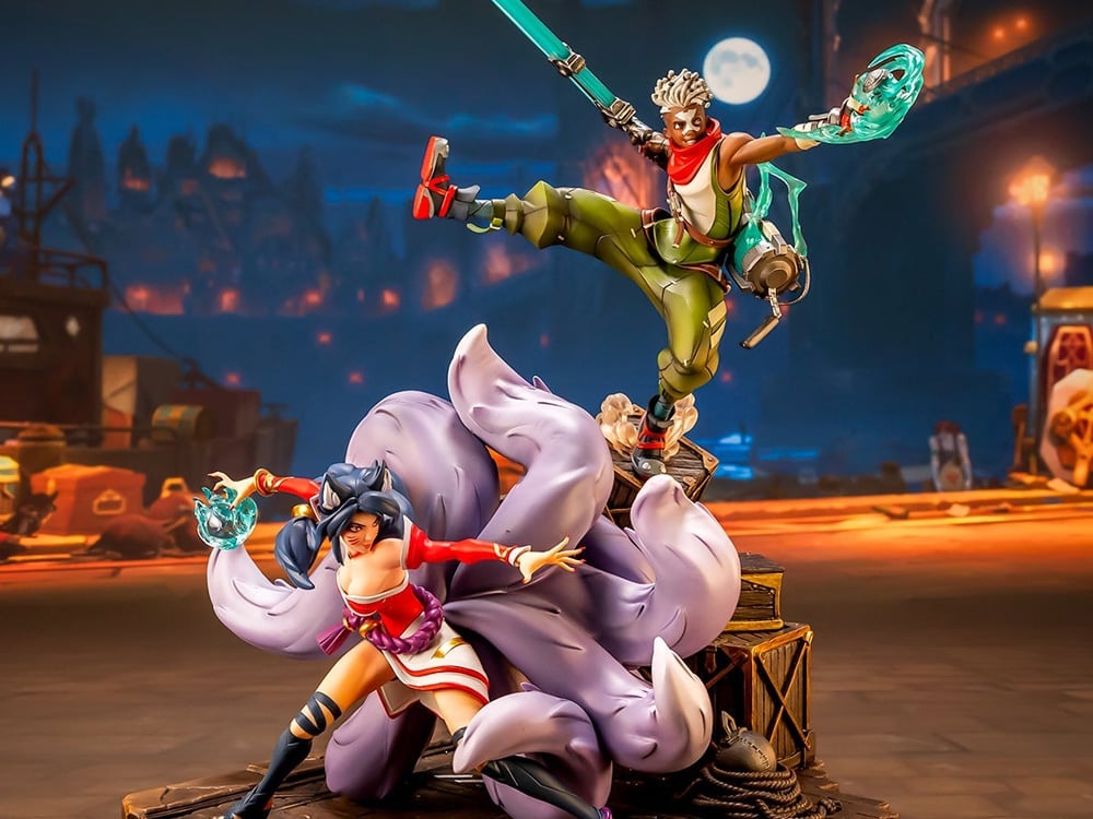 2XKO Ekko & Ahri 1/10 Scale Statue