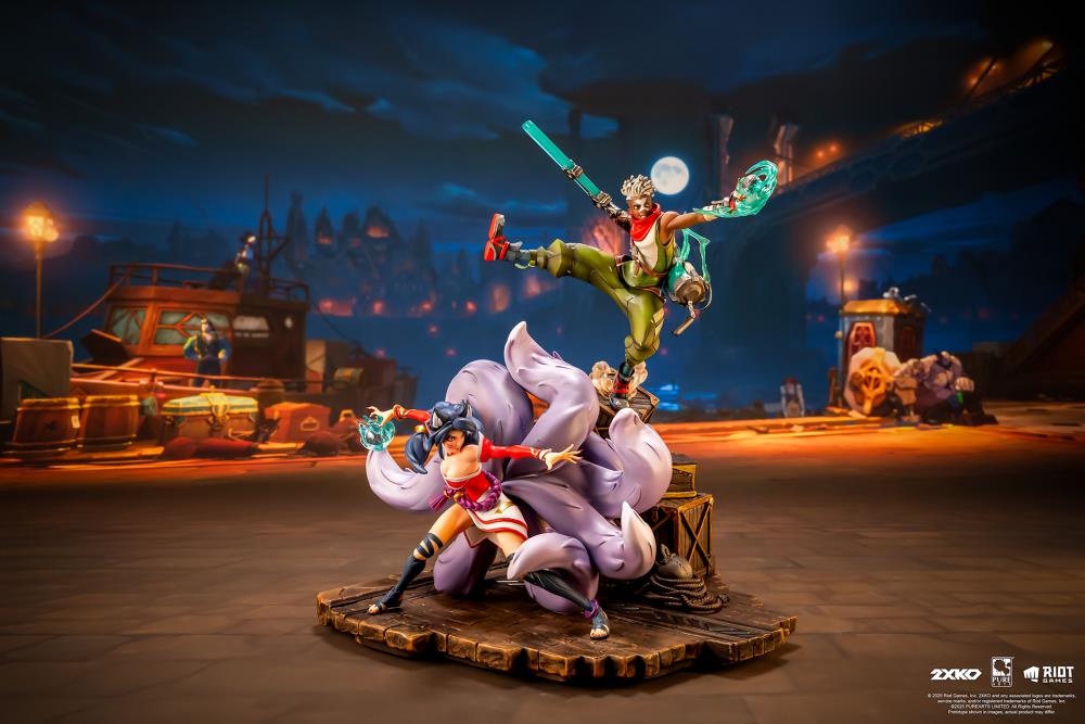 2XKO Ekko & Ahri 1/10 Scale Statue