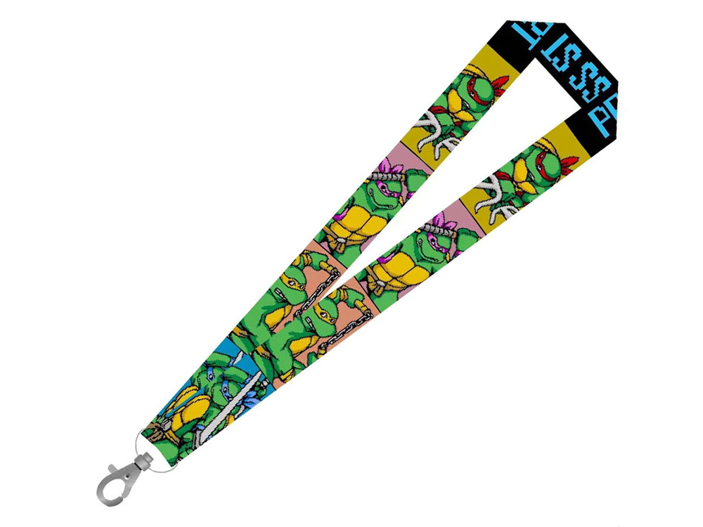 Teenage Mutant Ninja Turtles Press Start Character Select Lanyard Gallery Image 1