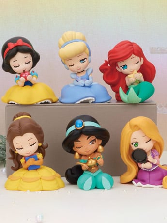 Disney Perihapi Katazun Hug Princess Box of 8 Random Figures