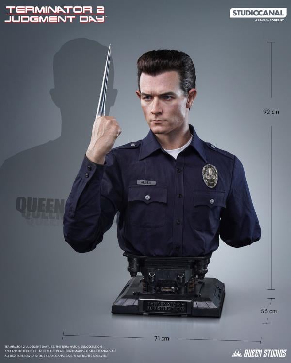 Terminator 2: Judgement Day T-1000 Life-Sized Bust Gallery Image 30