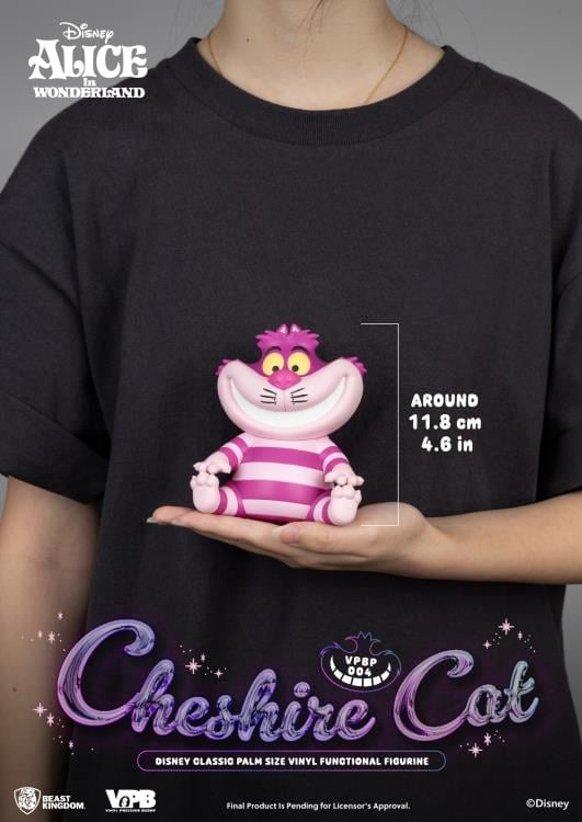 Disney Classic Vinyl Piggy Bank Palm Series Cheshire Cat Figurine Disney Classic Vinyl Piggy Bank Palm Series Cheshire Cat Figurine