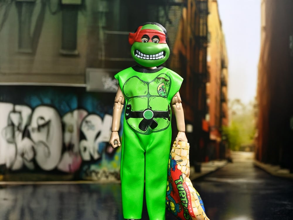 Ben Cooper Costume Kids Collection Raphael Costume 6" Clothed Action Figure Gallery Image 1
