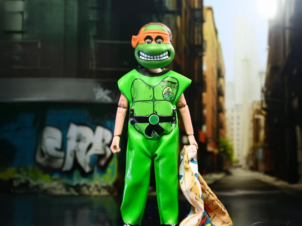 Ben Cooper Costume Kids Collection Michelangelo Costume 6" Clothed Action Figure Gallery Image 1