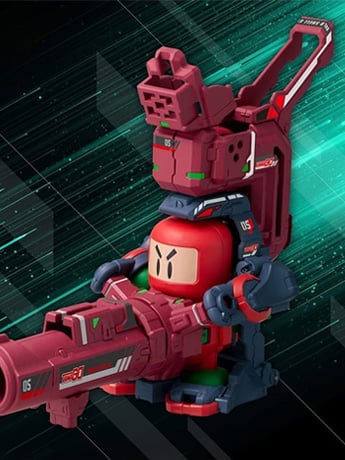 Super B-Daman T-Spark LegacySoul Red Bomberman OS Exclusive Set (With Manga) Gallery Image 2