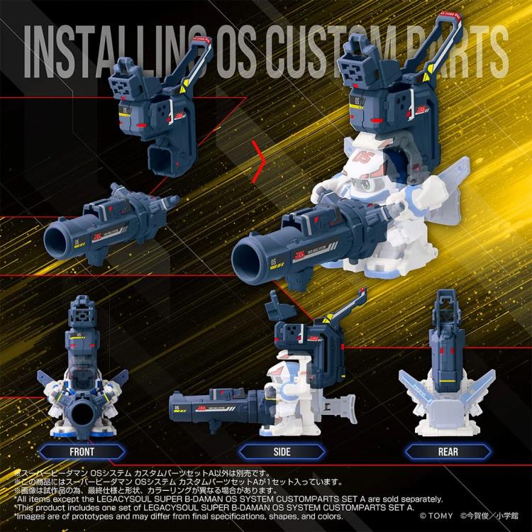 Super B-Daman T-Spark LegacySoul Super Biddaman OS System Custom Parts Set A Exclusive Set Gallery Image 6