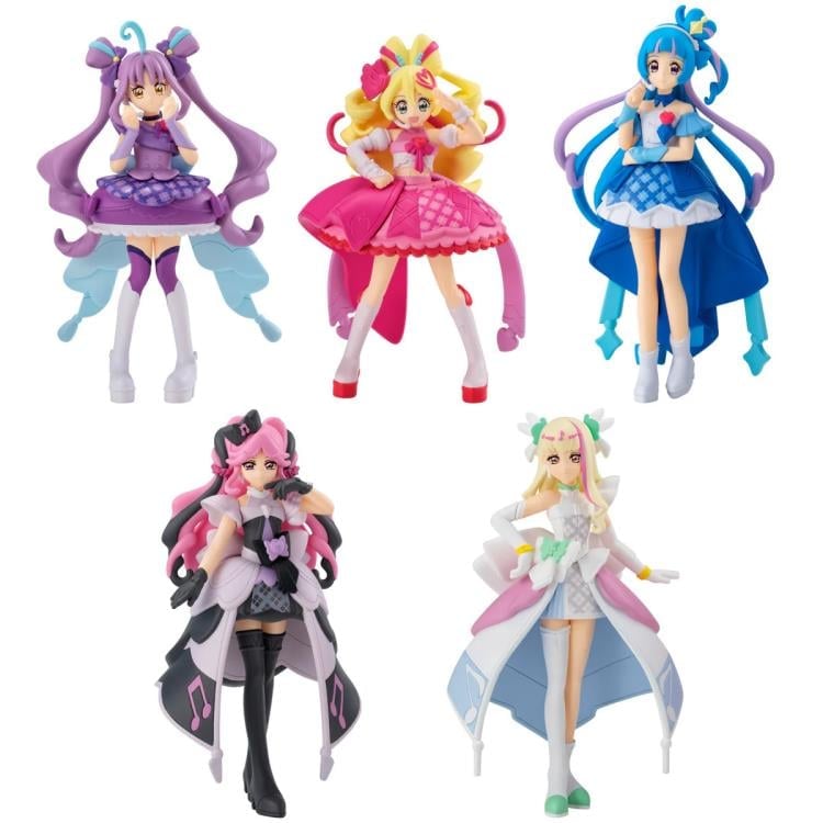 You and Idol Pretty Cure Cutie Figure Special Set of 5 Figures Gallery Image 3