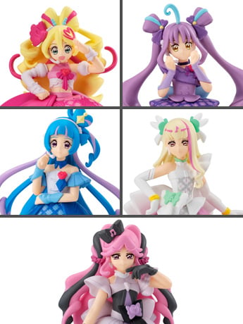 You and Idol Pretty Cure Cutie Figure Special Set of 5 Figures Gallery Image 2
