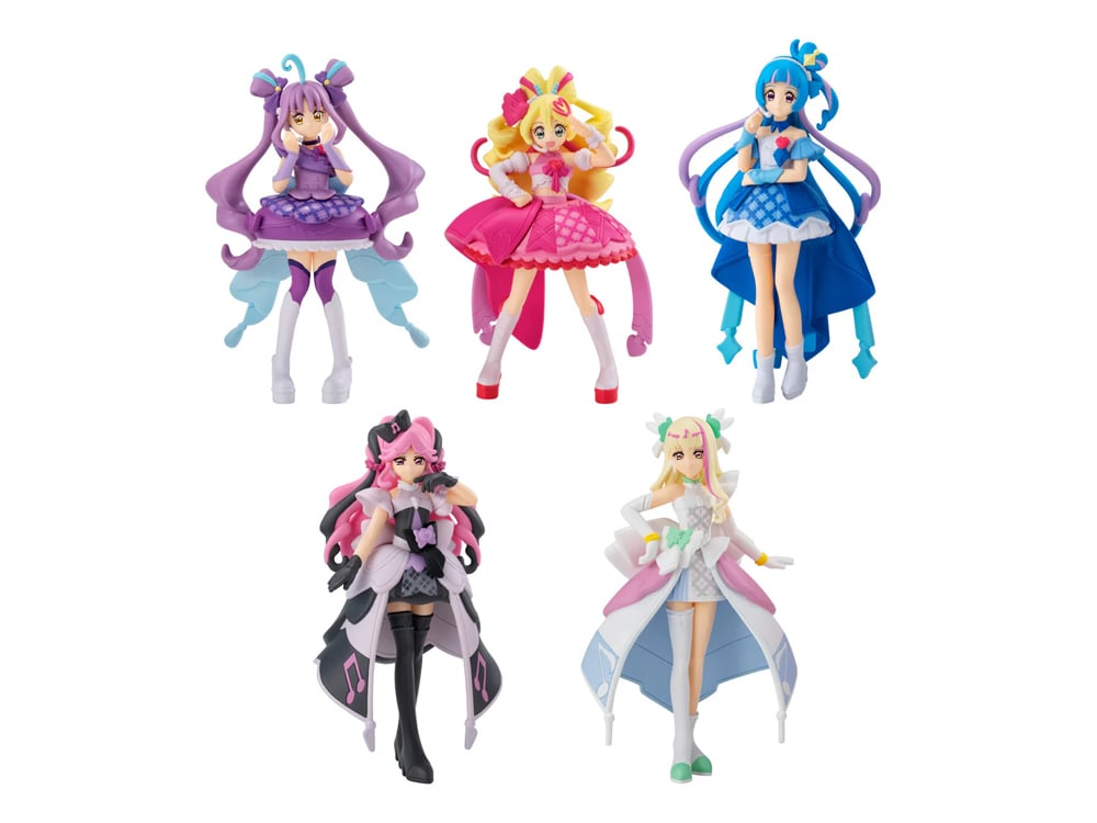 You and Idol Pretty Cure Cutie Figure Special Set of 5 Figures Gallery Image 1