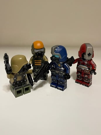 Image of Acid Rain World Mini Soldiers Wave 1 Set of 4 Figures