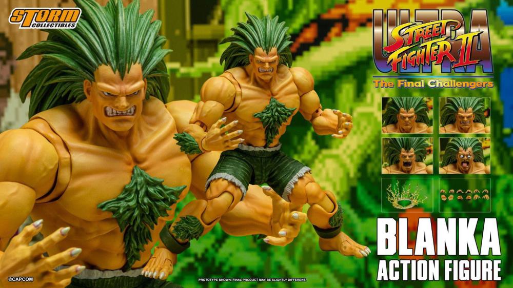Ultra Street Fighter II: The Final Challengers Blanka (Color 6 Ver.) 1/12 Scale BBTS Exclusive Action Figure Gallery Image 3
