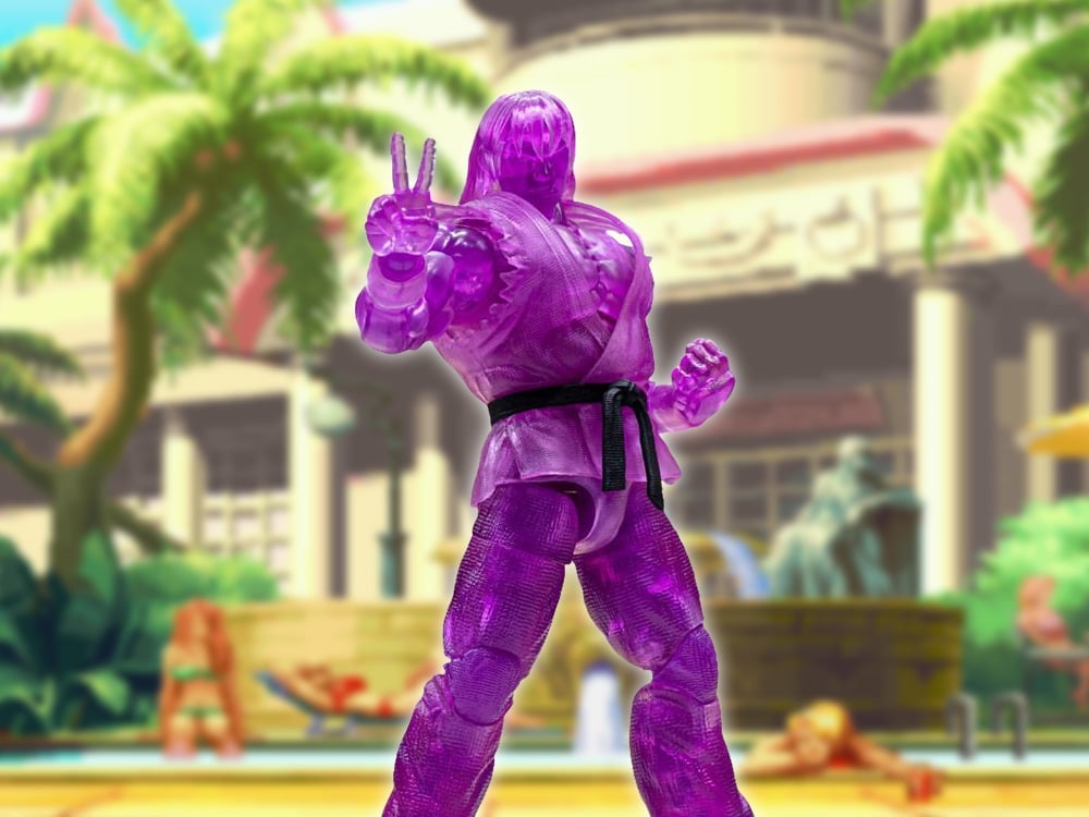 あ*あ様 STREET FIGHTER KEN Street Fighter Alpha 3 Storm Arena Ken 1/12 Scale Action Figure