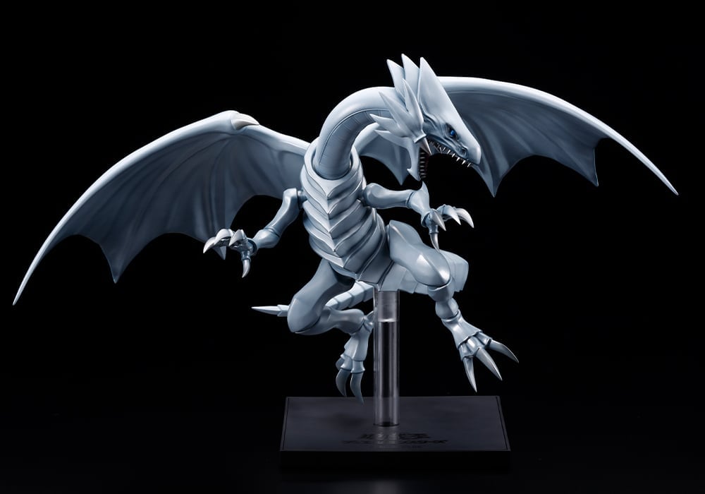 白砡　龍彫指輪　9g 東Y8-0113☆2F Yu-Gi-Oh! Duel Monsters Oshi Works Blue-Eyes White Dragon Figure