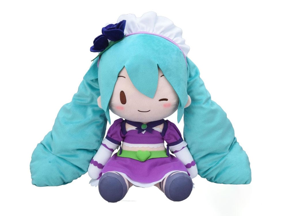 Vocaloid Fuwa Petit Hatsune Miku (Love and Berry Dress Up and Dance! Sparkly Purple) Large Plush Gallery Image 1