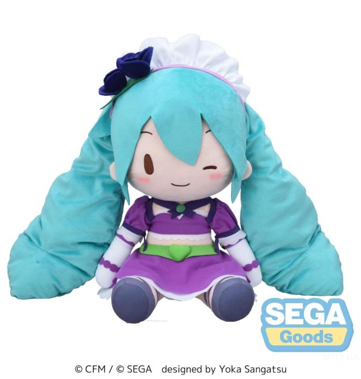Vocaloid Fuwa Petit Hatsune Miku (Love and Berry Dress Up and Dance! Sparkly Purple) Large Plush Gallery Image 3
