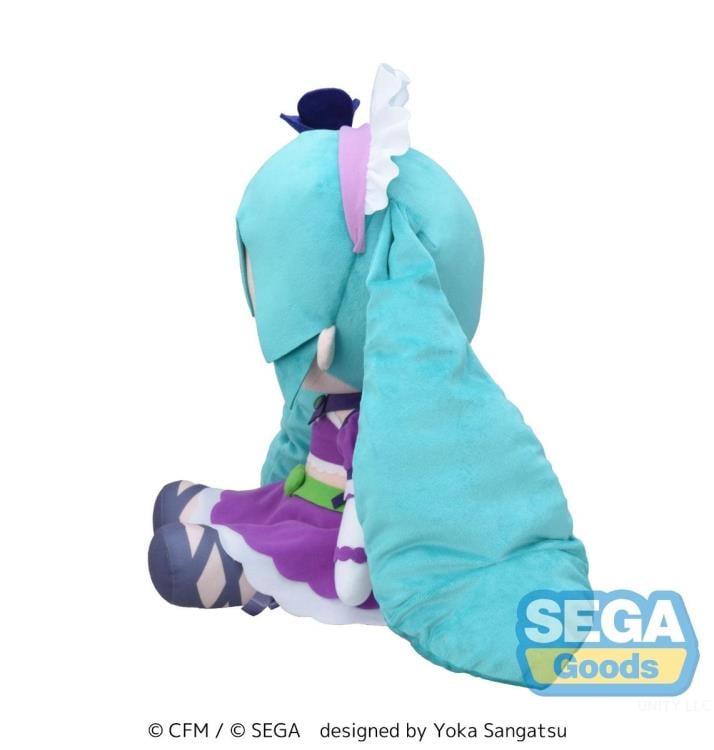 Vocaloid Fuwa Petit Hatsune Miku (Love and Berry Dress Up and Dance! Sparkly Purple) Large Plush Gallery Image 4