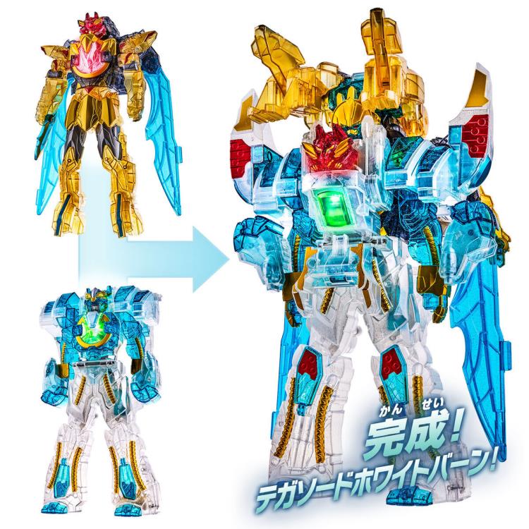 No.1 Sentai Gozyuger DX Tega Sword & GoodeBurn (Clear Color Ver.) Complete Set Gallery Image 7