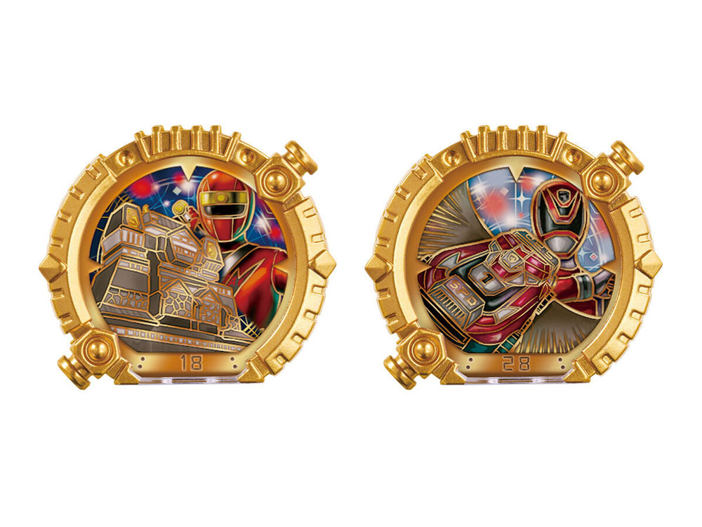 No.1 Sentai Gozyuger DX KakuRanger & DekaRanger Sentai Ring Set Gallery Image 1