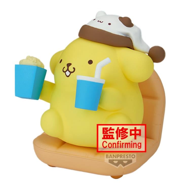 Sanrio Nakayoshi Memories Relaxing Time at Home Pompompurin Figure Gallery Image 4