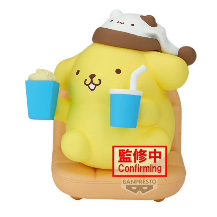 Sanrio Nakayoshi Memories Relaxing Time at Home Pompompurin Figure Gallery Image 3