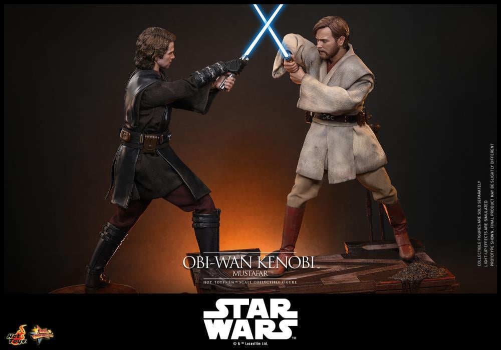 Star Wars: Revenge of the Sith MMS Obi-Wan Kenobi (Mustafar Ver.) 1/6th Scale Collectible Figure Gallery Image 16