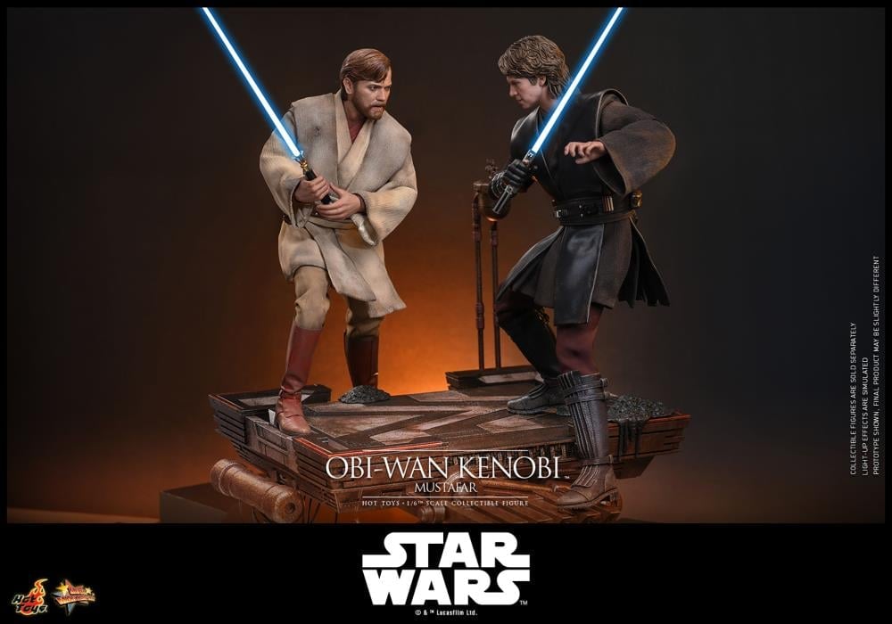Star Wars: Revenge of the Sith MMS Obi-Wan Kenobi (Mustafar Ver.) 1/6th Scale Collectible Figure Gallery Image 19