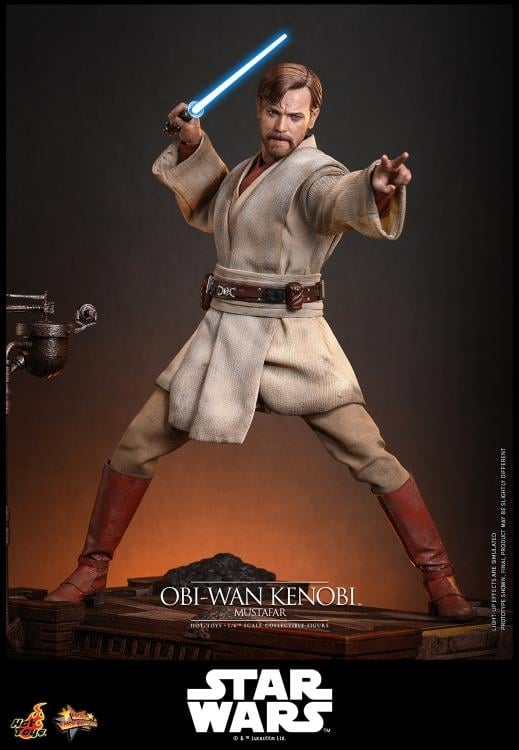 Star Wars: Revenge of the Sith MMS Obi-Wan Kenobi (Mustafar Ver.) 1/6th Scale Collectible Figure Gallery Image 4