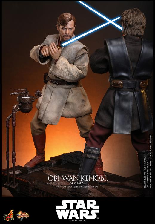 Star Wars: Revenge of the Sith MMS Obi-Wan Kenobi (Mustafar Ver.) 1/6th Scale Collectible Figure Gallery Image 17