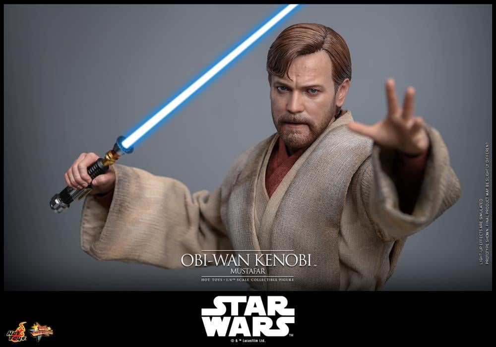 Star Wars: Revenge of the Sith MMS Obi-Wan Kenobi (Mustafar Ver.) 1/6th Scale Collectible Figure Gallery Image 13