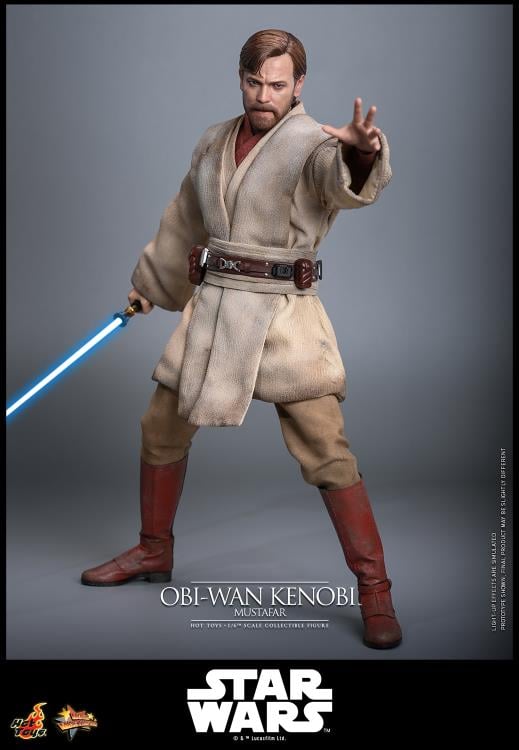 Star Wars: Revenge of the Sith MMS Obi-Wan Kenobi (Mustafar Ver.) 1/6th Scale Collectible Figure Gallery Image 7