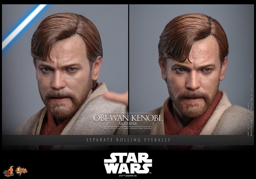 Star Wars: Revenge of the Sith MMS Obi-Wan Kenobi (Mustafar Ver.) 1/6th Scale Collectible Figure Gallery Image 15