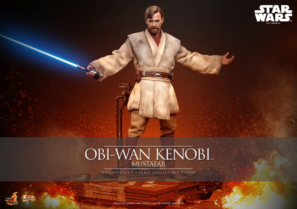 Star Wars: Revenge of the Sith MMS Obi-Wan Kenobi (Mustafar Ver.) 1/6th Scale Collectible Figure Gallery Image 3