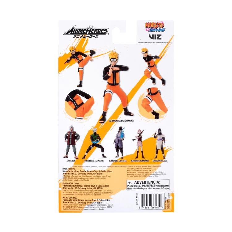 Naruto: Shippuden Anime Heroes Naruto Uzumaki (Renewal Ver.) Figure Gallery Image 17