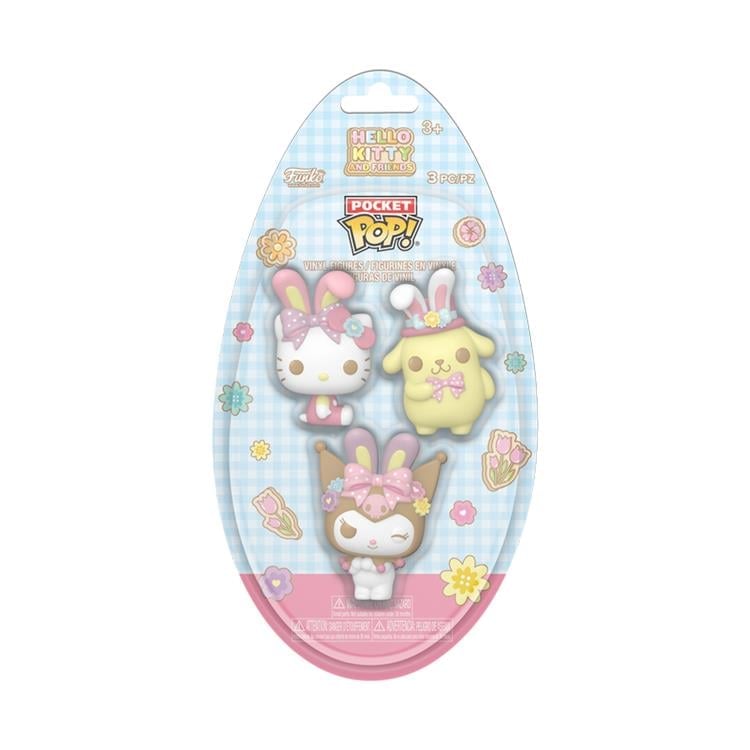 Hello Kitty and Friends Pocket Pop! Hello Kitty and Friends with Bunny Ears Three-Pack Gallery Image 3