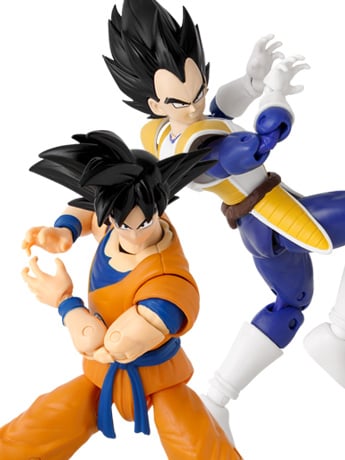 Dragon Ball Z Dragon Stars Vegeta vs. Goku Action Figure Battle Pack Gallery Image 2